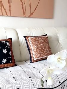 Medieval-Style Pillowcase 45x45cm Luxury Living Room Sofa Pillow Cover Home Decor Cushion Cover
