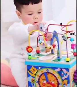 FCMontessori Childhood Learning Educationa Toys Wooden Gift Kids Color Cognition Puzzles Math Toys