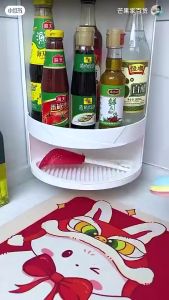 Kệ Góc Xoay 360 Độ 3 Tầng Đa Năng Kệ Nhựa Nhà Tắm Nhà Bếp Bàn Trang Điểm Tiện Lợi Gọn Gàng Phukienprocare