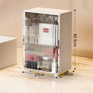 NestNest Home|Makeup Organizer Cosmetic Storage Box Transparent Desktop Box for Skincare Dustproof