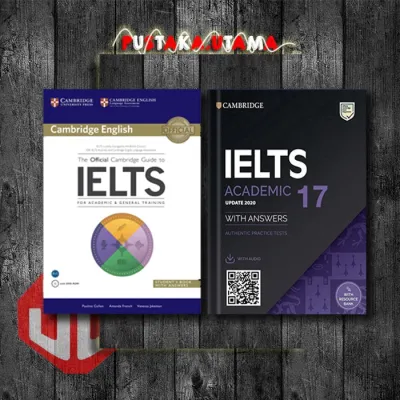 The Official Cambridge Guide to IELTS and IELTS 17 Academic with Answers Key and DVD audio Book Soft Cover in English for Education