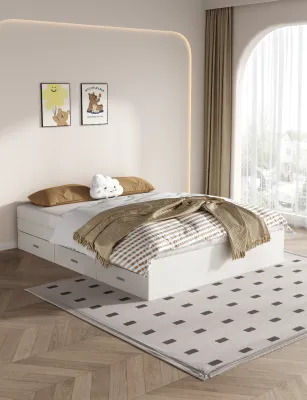 🇸🇬SG Seller🇸🇬LUNA Tatami Storage Drawers Bed Frame (Price with Installation and Delivery)