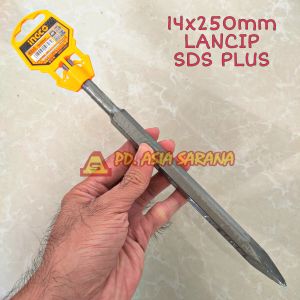 Mata Bor Lancip 14x250 SDS Plus Chisel INGCO DBC0112501 Bobok Beton