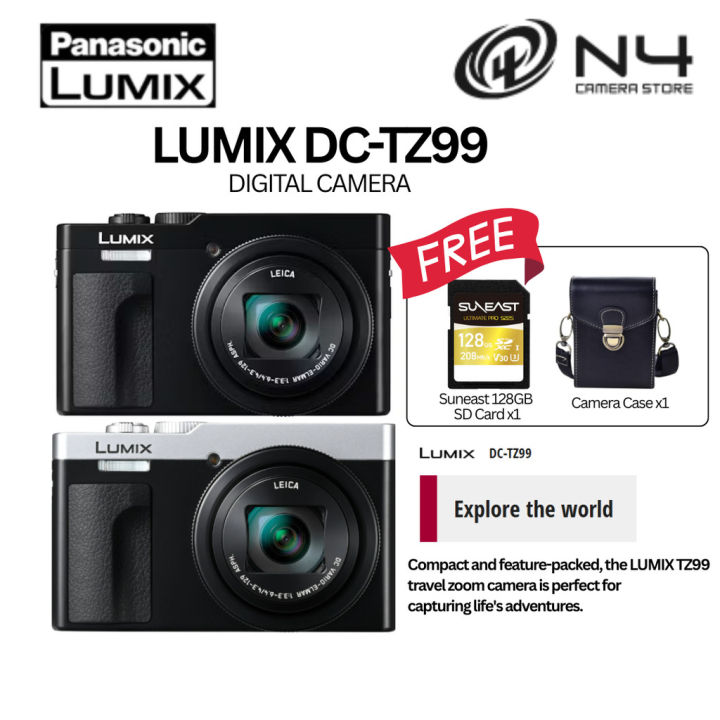 Panasonic TZ99 Digital Camera Power Zoom Compact Camera ,Powerful