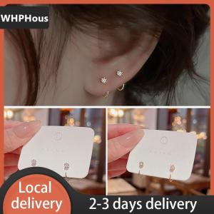 [COD] WHPHous Ship within 24 hours 1Pair  Stud Earrings For Woman Korean Fashion Jewelry Party Girls Elegant Earrings Accessories