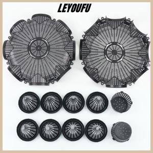 LEYOUFU 8 Holes Upgraded Catch Loach Lobster Yellow Eel Cage Outdoor Fishing Net Cage Plastic Shrimp Cage With Counterweight Box