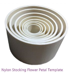 Nylon stocking flower Wire forming Pipe pipes Template Tool Flowers Leaves Guide circle round template for making petal form wire petal stencil