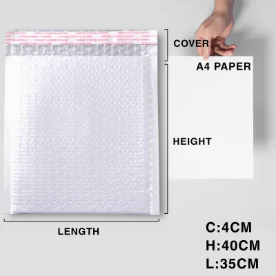 Store Age [20/50/100pcs] Bubble Envelope Bubble Mailer Courier Bag Bubble Parcel Bag Bubble Wrap Envelope Plastic Postage