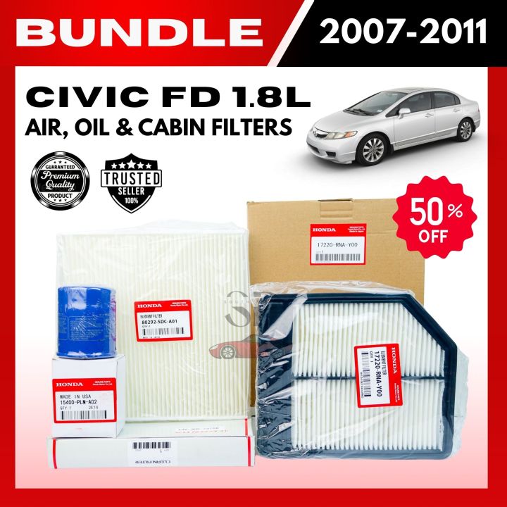 Genuine Honda Civic 1.8 Petrol Air Filter 2006-2011 - 17220RNAA00 - Cox