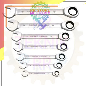 New!! Kunci Ring Pas Bolak Balik 6-19 mm Multifungsi Bahan Kuat Anti Karat ( BISA COD )