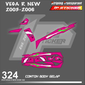 VEGA R NEW 2003-2006 (COD) STIKER STRIPING MOTOR YAMAHA VEGA R NEW HOLOGRAM DAN TRANSPARAN