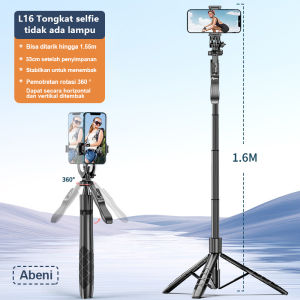 Abeni L16 Tripod Bluetooth Remote P02 Gimbal Stabilizer HP  360°AI Face Tracking