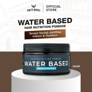 Pomade Waterbased - Menutrisi Rambut - Mudah Dibilas - Folti Baffi