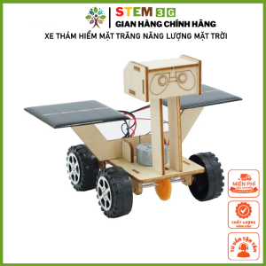 STEM_3G. Đồ chơi lắp ráp Xe thám hiểm mặt trăng chạy bằng Năng Lượng Mặt Trời - Đồ chơi giáo dục phát triển tư duy