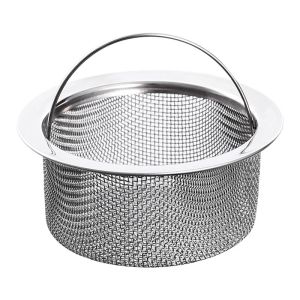 Stainless Steel SUS304 Mesh Sink Strainer Filter Drain Anti-Clog Kitchen Accessories Bekas Penapis Lubang Sinki Dapur