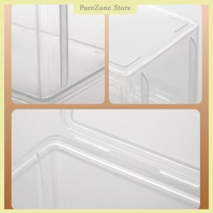 [PureZone] Portable Storage Box Paper Money Album Currency Case Storage Collection Boxes Holder Transparent Plastic Case