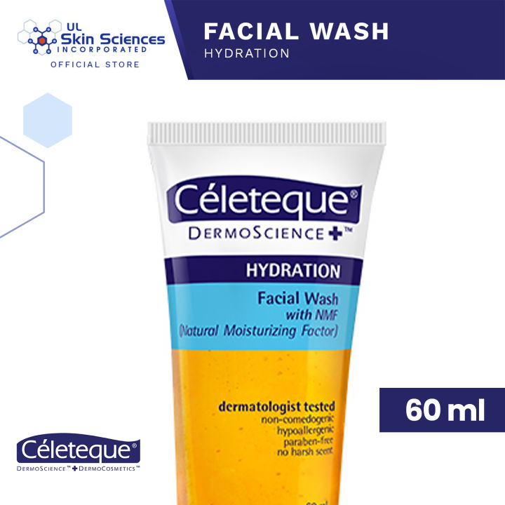 Céleteque® DermoScience™ Hydration Facial Wash 60mL Lazada PH