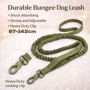 TerraLux Breathable Nylon Military Dog Collar Leash With Strong Control Handle For Dog