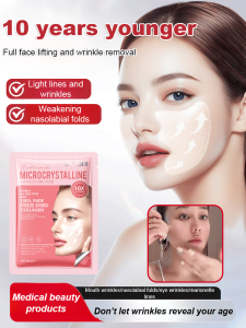 Hyaluronic Acid Microcrystal Patch Hyaluronic Acid Repair Micro Crystal Nasolabial Patch Hydrating Smile Line Patches For Wrinkle Reduction Deep Moisturizing Intensive Hydrating Smoothing Wrinkles