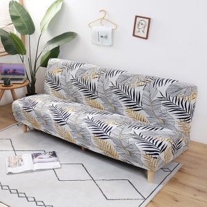 XHOME【PH stock】3 size Tight Wrap Elastic Protector Slipcover Couch Mattress Cover funda Dirt-Proof sofa cover All-inclusive Sofa Bed Cover Floral Bedspread Without Armrest Folding Stretch Sofa Bed Cover
