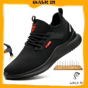 WALK IN MALAYSIA- Men Fashion Safetyboots Kasut Keselamatan Heavy Duty Saftyshoes Safety Boots
