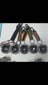 Fashionable Compass Necklace/Keychain with Accurate Directional Guidance Accessories for Nature Explorers