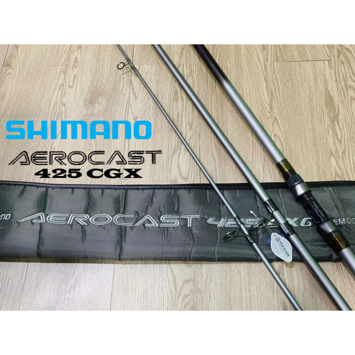 lazada fishing rod shimano SHIMANO AEROCAST 425 CXG SURF ROD Spin Fishing Rod Local Supplier Warranty  3 Piece Spinning Rod - Lazada