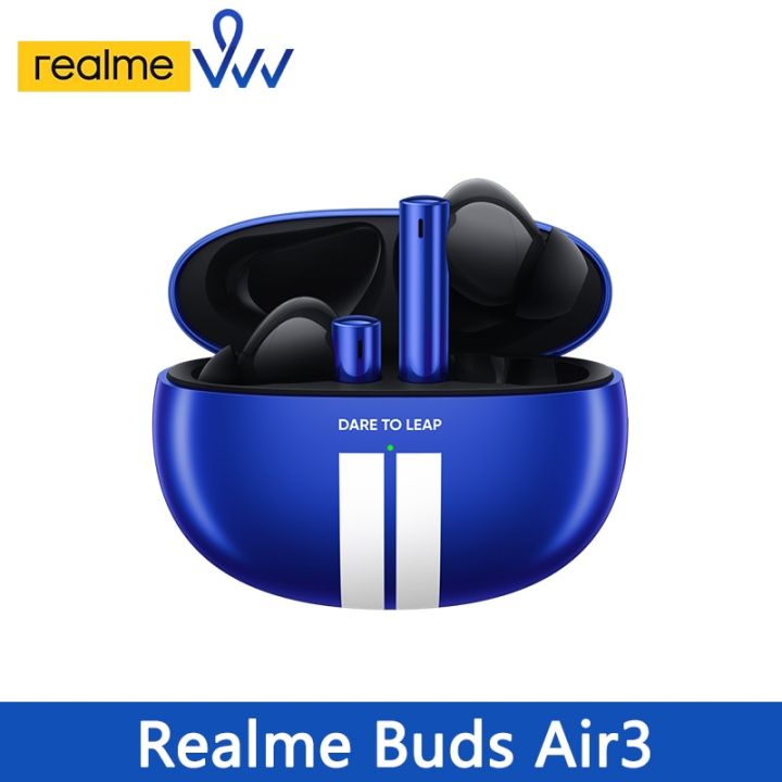 Realme Buds Air 3 TWS Earphone 30 Hours Battery Life Bluetooth 5.2 Headphone 42Db Active Noice Cancelling IPX5 Waterproof