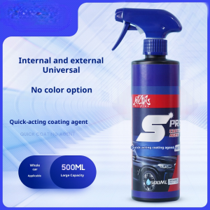 Car Care Spray Wax Universal Interior Exterior Black Tech Quick Paint Polish