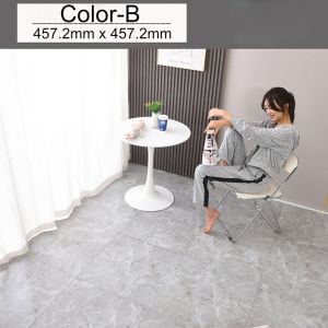 45x45CM Marble Vinyl Tiles Flooring Sticker Self Adhesive Home Improvement Decoration Per Piece Floor Cement Waterproof