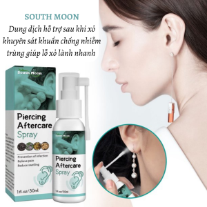 Bình Xịt Vệ Sinh Khuyên Xỏ dung dịch hỗ trợ sau khi xỏ khuyên sát khuẩn chống nhiễm trùng giúp  giảm sưng giảm đau lỗ xỏ lành nhanh