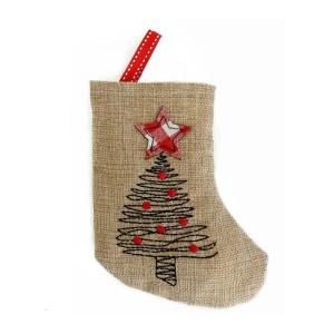Lovely Christmas Hanging Socks Christmas Stockings Candy Gift Bag Christmas Decorations For Home Office Party