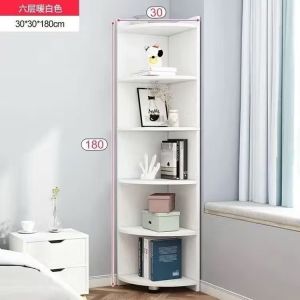 ชั้นวางของ ชั้นไม้เข้ามุม ชั้นวาของเข้ามุม  สไตล์เรียบง่าย ระหว่างชั้นสูง จัดเก็บได้เยอะ เข้าได้กับทุกมุมบ้าน เเข็งเเรงทนทาน