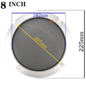 INTOONE 1Pcs Cao cấp Lưới che loa Vỏ bọc Lưới sắt  loại Lưới trang trí  2/3/4/5/6.5/8/10 inch Loa khung nhựa Nhà Ô Tô