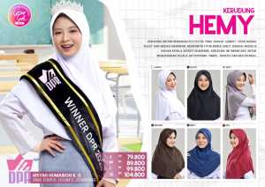 Kerudung Rabbani Hemy Coklat L