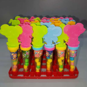 30PC Cartoon Animal Candy Rabbit-Shaped Stamp Seal Toy Candy Colorful Hard Candies