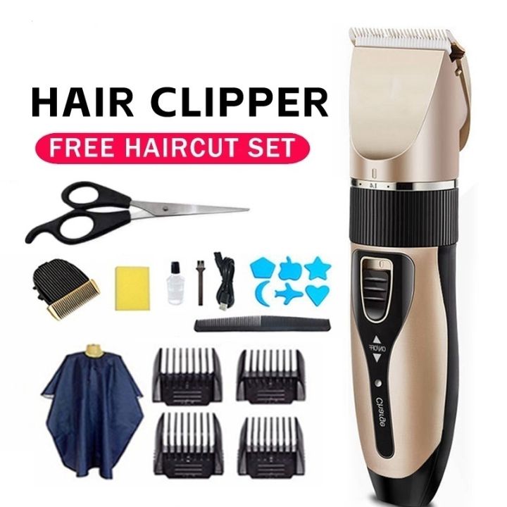 Professional Clippers Rechargeable barber Razor Trimmer Cordless men's