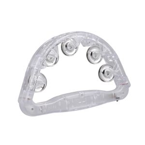 Kecrekan Musik LED 7 Warna Alat Musik Tamborin Tambourine Dengan Lampu LED Untuk Disko Bar