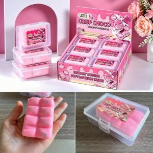CONGMING Donut Wax Cracking Squeeze Toy Cat Paw Chocolate Crispy Stress Balls Gift Crispy Feel Soft Gel Fidget Toy For Stress Anxiety Relief