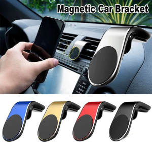 Strong Magnetic Car Phone Holder Universal L-ShapeAir Vent Mobile Phone Car Mount for Smartphone