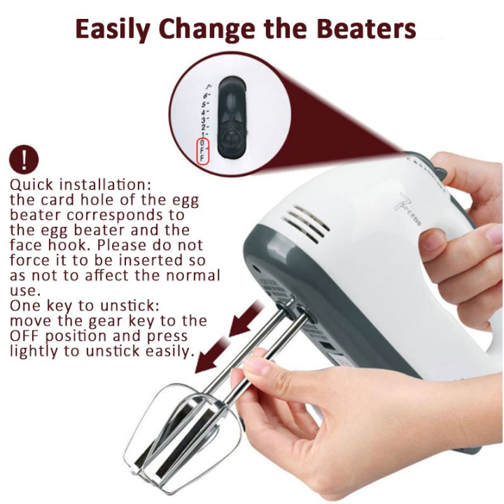 Multifunctional Mini Speed Manual Electric Handheld Mixer Egg