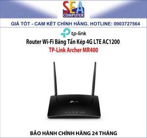 Router Wi-Fi Băng Tần Kép 4G LTE AC1200 TP-Link Archer MR400