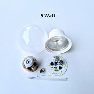 Paket Lampu LED Siap Rakit 5 7 9 12 15 18 25 30 40 50 Watt MSL Series Full Set Tinggal Rakit