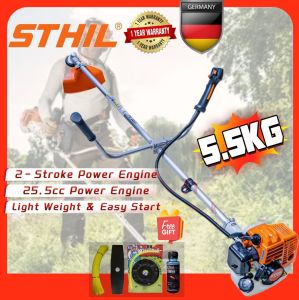 STIHL GERMANY FS3001 25.5cc 2-Stroke Straight Brush Cutter Grass Cutter Mesin Rumput