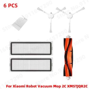 New Hepa Filter Side Brush Main Brush Mop Cloths For Xiaomi Robot Vacuum-Mop 2C XMSTJQR2C Mijia Robot Vacuum Cleaner Accessories