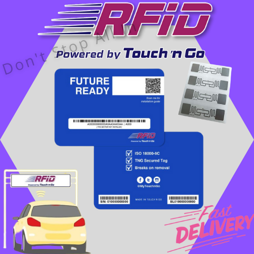 Touch N Go Self Fitment Diy Rfid Tag Sticker Toll Tng Rfid Lazada