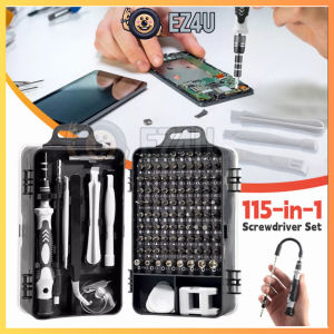 [EZ4U] 115 in 1 Precision Screwdriver Set Multifunction Tools Mobile Phone Pc Laptop Diy Tool Kit Repair Kit
