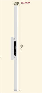 (Xả kho) Đèn học chống cận Cảm Ứng Gắn Tường3 màu dài 60cm Đèn gắn tủ quần áo bàn làm việc đọc sách