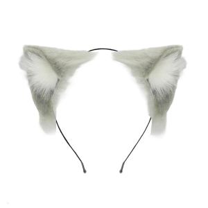 Thực tế Faux lông thú Mèo Tai headbands với uốn cong thiết kế cho roleplay trang phục bên chủ đề Halloween tổ chức sự kiện dressingup
