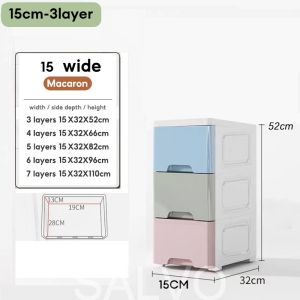 JJ.SG Slim Drawer Cabinet Gap Storage Cabinet With Wheels Kitchen/Bathroom Storage Organizer